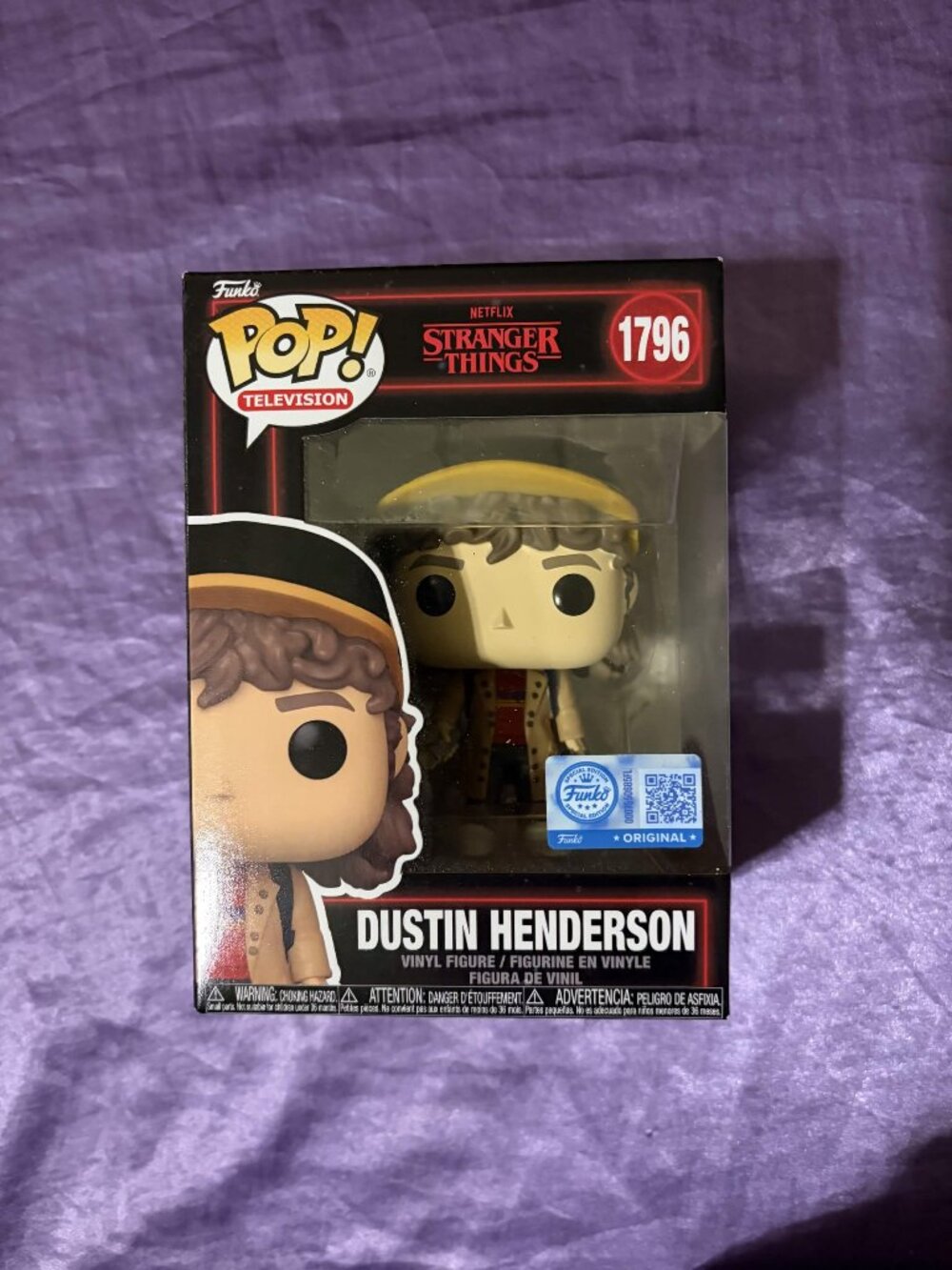 Funko Pop Stranger Things Dustin Henderson #1796 Target Exclusive